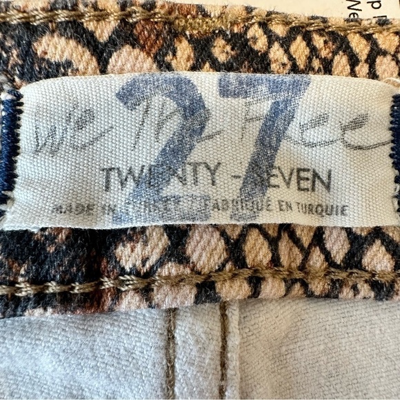 Free People We The Free Women’s High Rise Snakeskin Print Skinny Jeans Size 27 - Picture 12 of 15